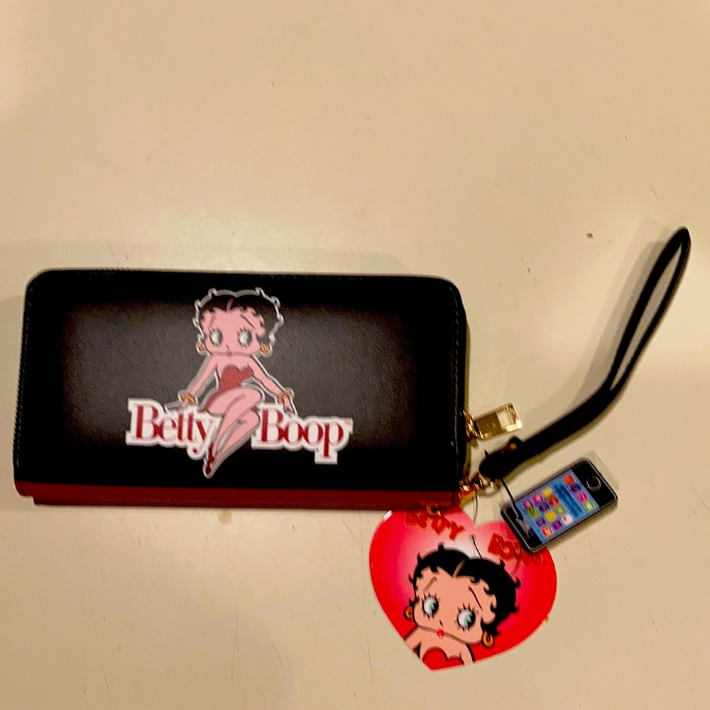 New Betty Boop Wristlet